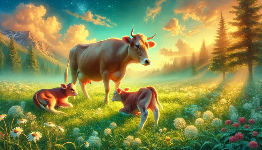 Do Choho Sniatsia Korovy I Teliata Povne Tlumachennia Sniv