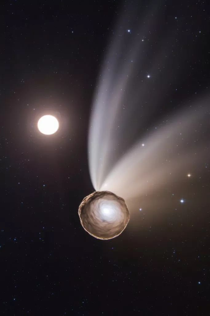 A Photo Of A Comet With A Bright Nucleus 8biaqgo2rqclvw0ds1uiew Quc5kultsyekx6lyoalseq