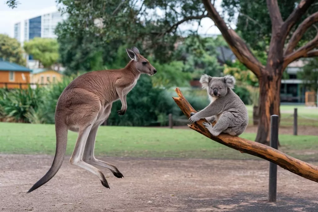 A Photo Of A Kangaroo And A Koala In A P Mimcqaicq1cbpbqvxhznqw Gh Hi Iatfczmabnrceegq