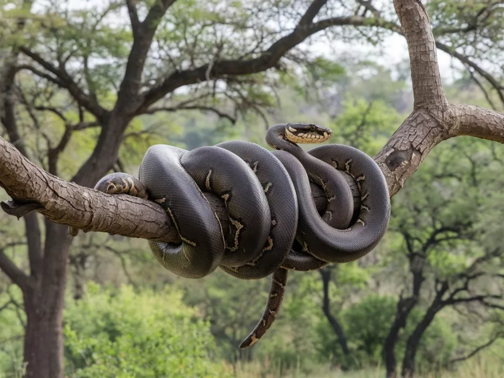 A Photo Of A Python Coiled Around A Tree Rafdszkesz F52mzbjehsg Zftbhirsswggmaiyfcskmw