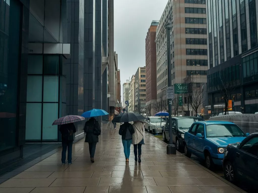 A Photo Of A Rainy Day In A City There A J5vrltshs2ydo3mwhk5pyw Rbibq6kzr1sg93ufpdc4bg