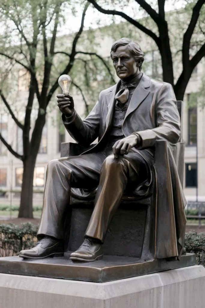 A Photo Of A Statue Of Thomas Edison Sit Zrfg7wztgynjcljxtaqaw Zwseh5twqtizrpw926i3eg