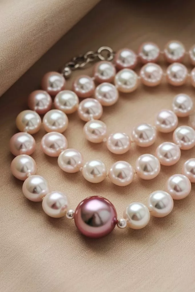 A Photo Of A String Of Pearls With A Lar Ghsn8xk9qqazw3vzxxr5rw A33zq Fdt E0gf4adew3hw