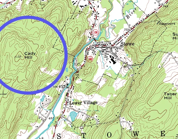 Topographic Map Example Cropped
