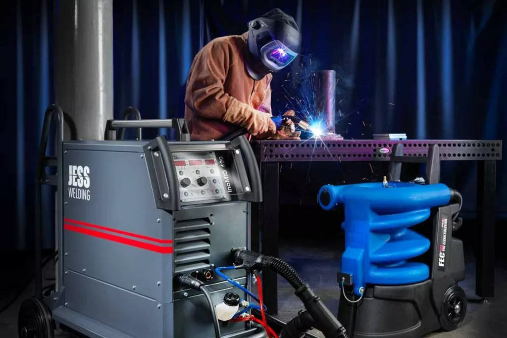 Inomig 400 Mit Rauchgas Absaugbrenner Action 400 1200x800px